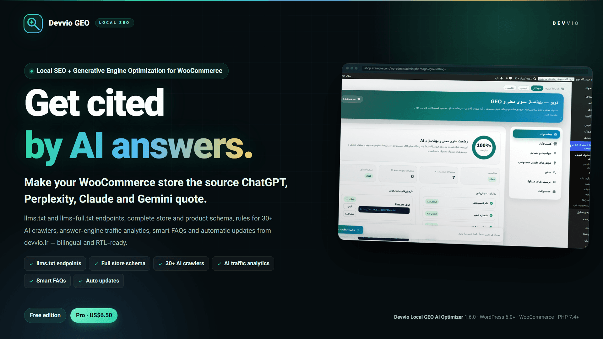 Devvio Local GEO AI Optimizer